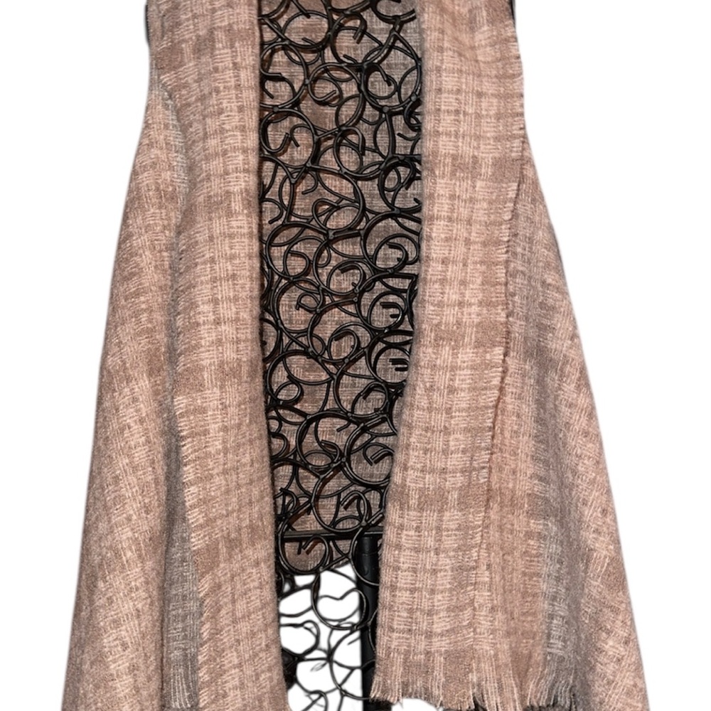 Stylish Tan Open Duster